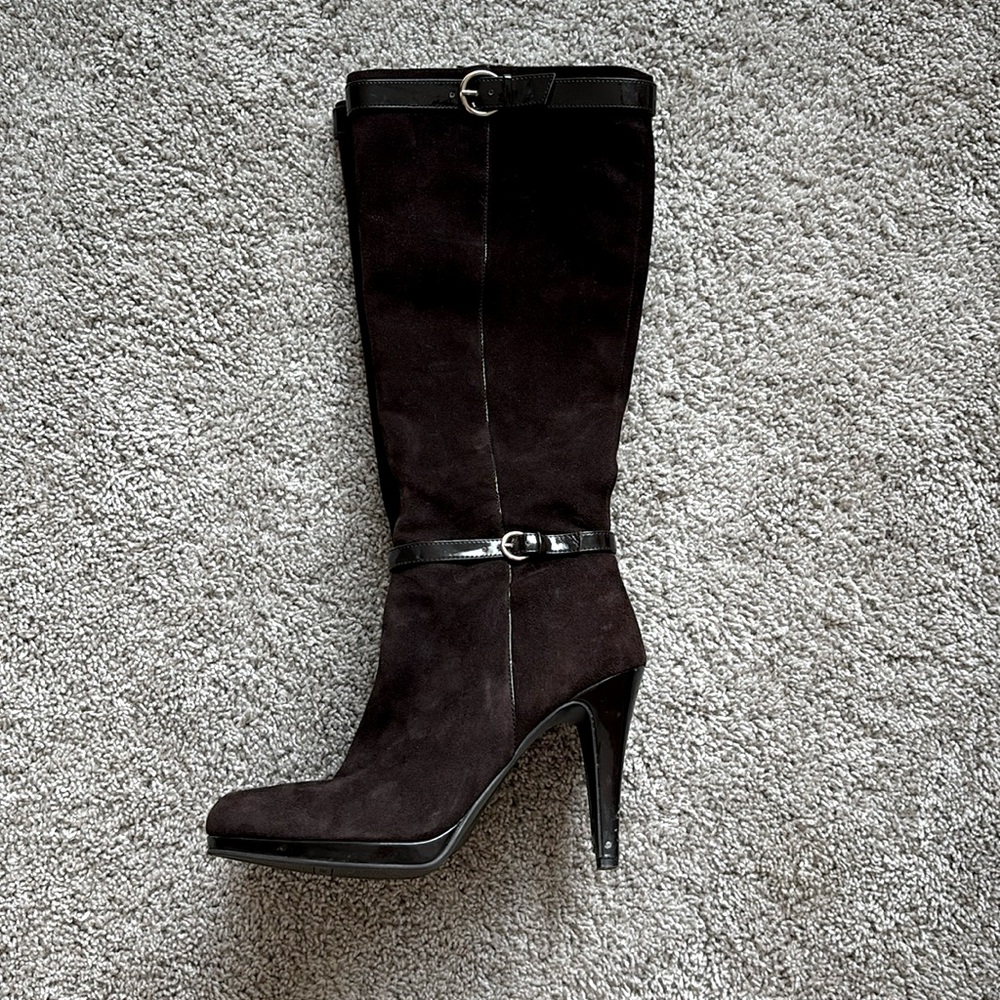 Brown Suede Boots